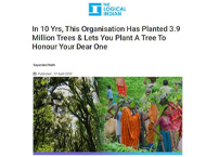 In 10 Yrs, This Organisation Has Planted 3.9 Million Trees - The Logical Indian